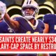Saints create nearly $34M in salary-cap space restructurings