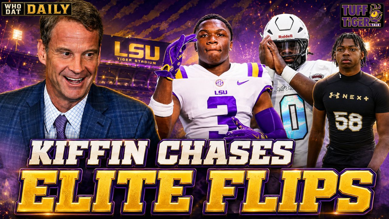 LSU football recruiting update featuring Lane Kiffin and the Tigers’ top 2027 recruits