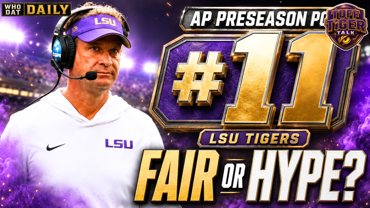 LSU AP preseason ranking places Tigers No. 11 under Lane Kiffin
