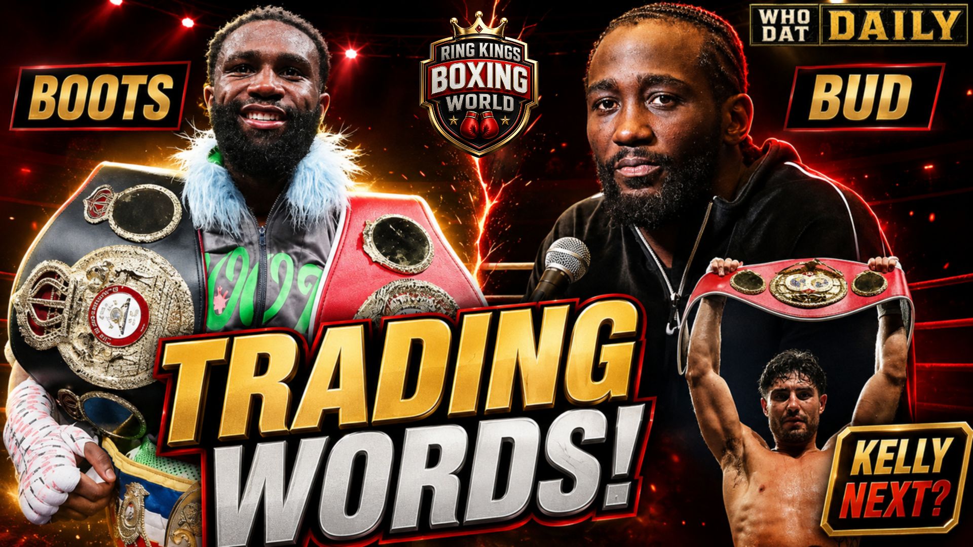 Boots Ennis and Bud Crawford keep exchanging words, but Josh Kelly owns the belt Ennis needs. Here is the realistic next-fight picture at 154 pounds.
