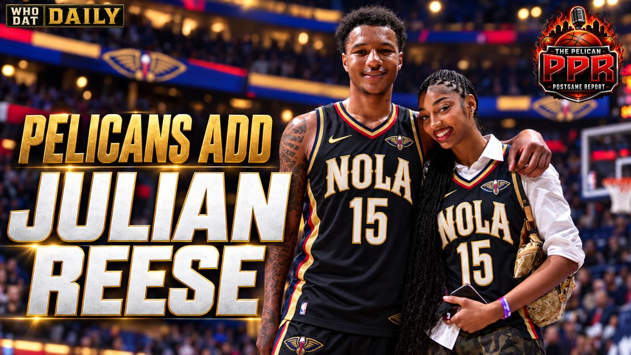 New Orleans Pelicans forward Julian Reese after signing a two-way contract before 2026 training camp.