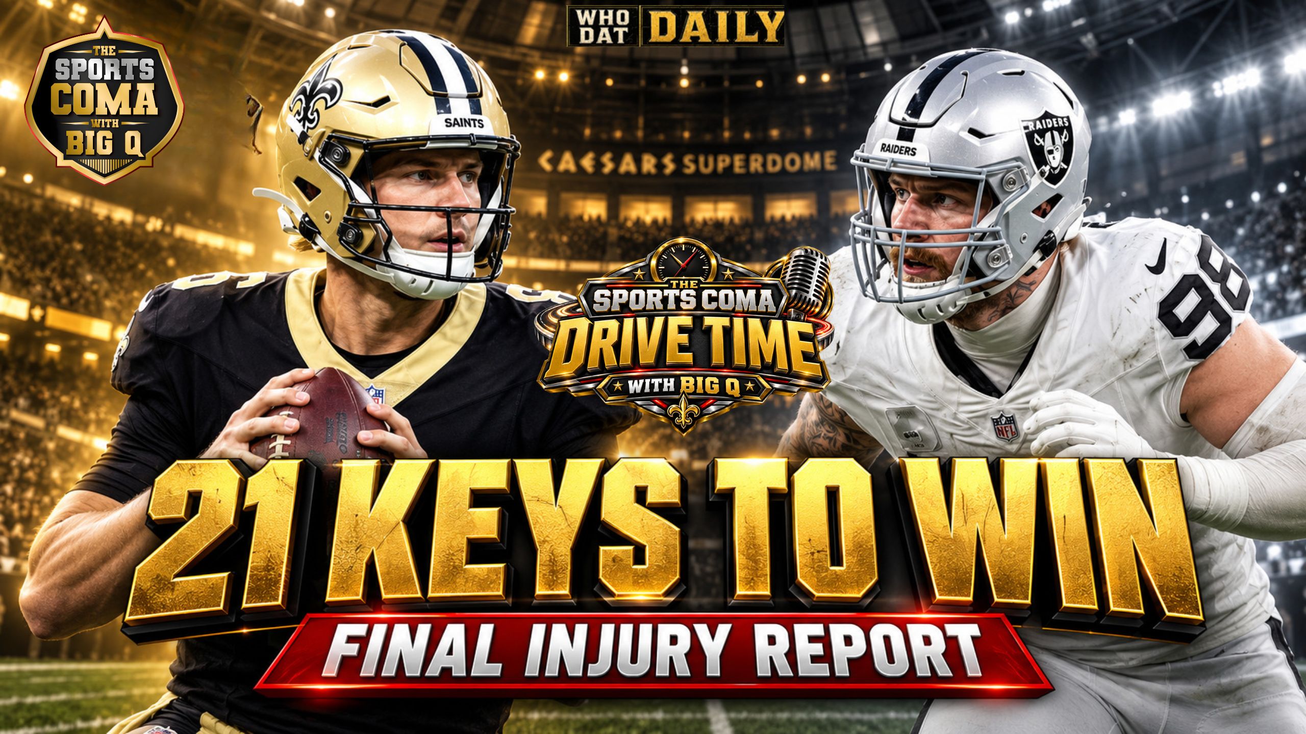 Tyler Shough and the New Orleans Saints prepare to face the Las Vegas Raiders in Week 3.