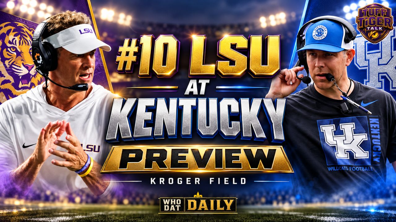 No. 10 LSU vs. Kentucky Preview matchup preview graphic
