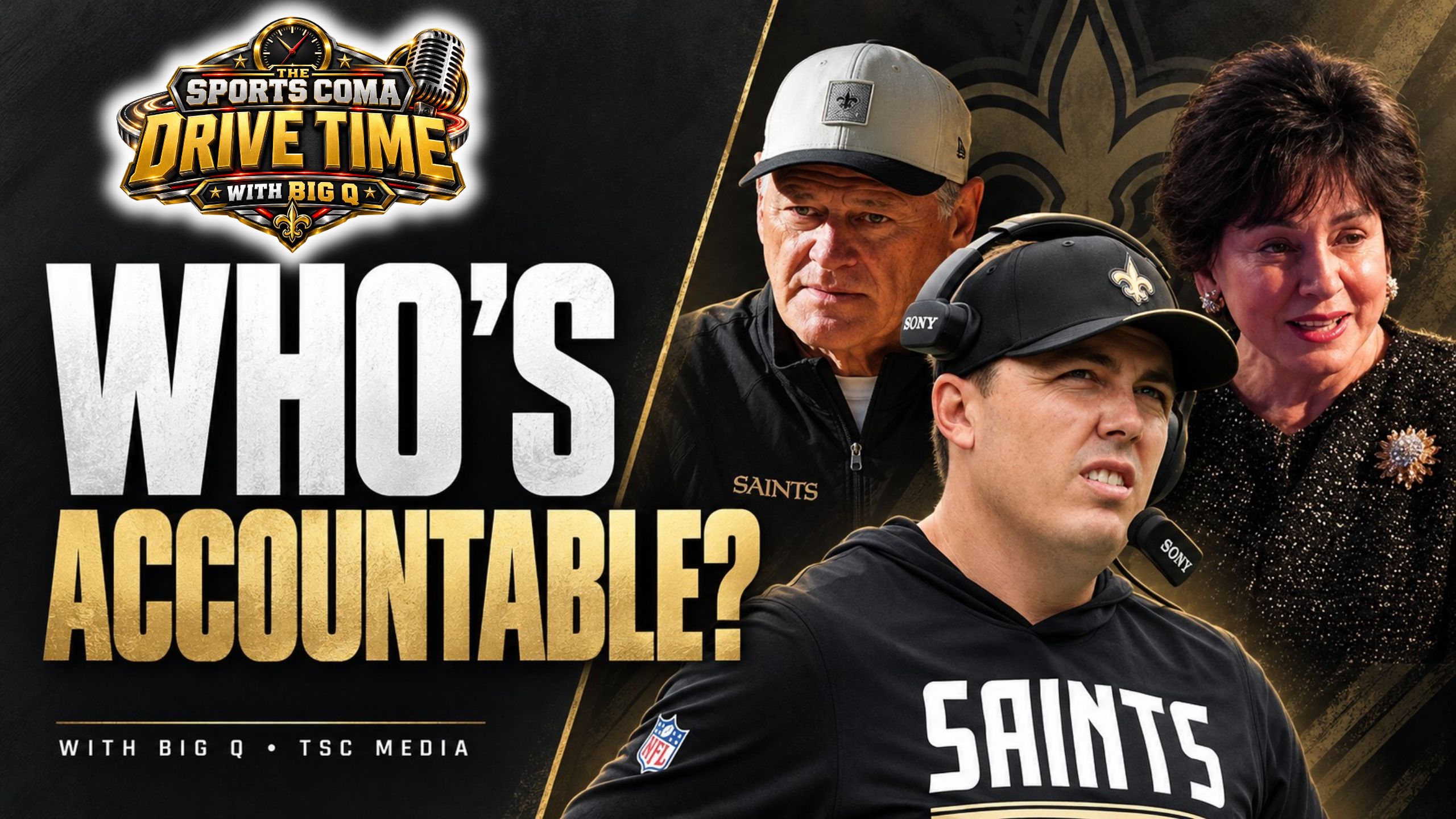 Saints Roster Exposed? Moore Under Fire — The Sports Coma with Big Q Drive Time.