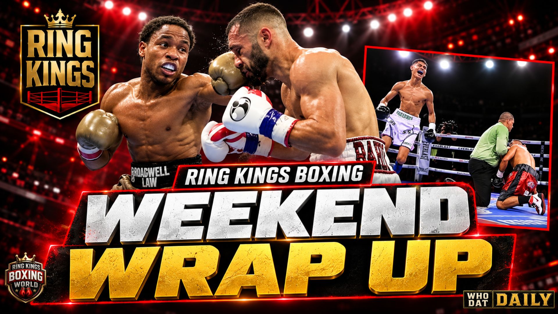 Floyd Schofield and Lucas Bahdi boxing matchup graphic highlighting Schofield's WBA lightweight championship victory.
